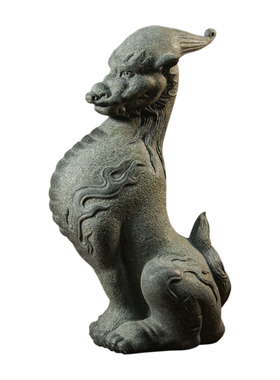 云鹤堂 天然罗源青石添福貔貅 茶桌茶具配件摆件精品茶艺摆设