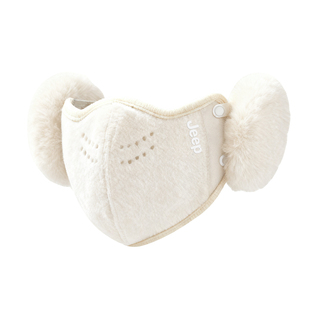 Jeep吉普保暖口罩女高颜值2026新款加绒耳罩防风防寒冬季护脸面罩