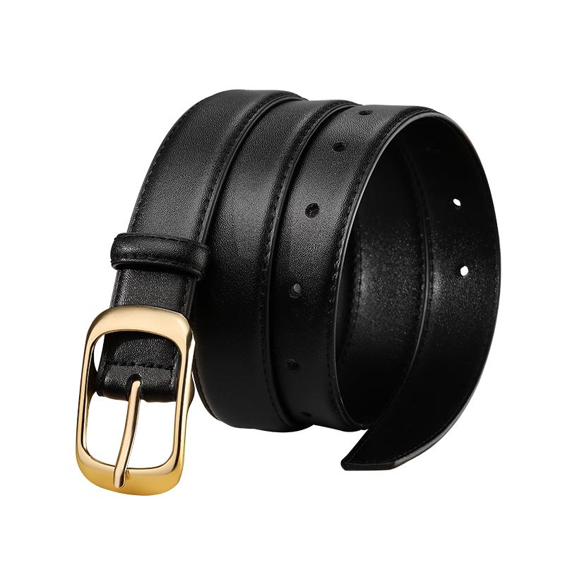 腰带女款设计感小众皮带女2025新款配牛仔裤高级感真皮细裤带女士