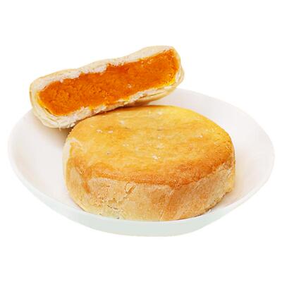 黄庄月饼手工咸蛋黄酥饼正宗品酥皮五仁月饼小吃零食品五仁月饼