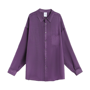 TurnSignal潮牌防晒长袖衬衫女夏季薄款2025新款时尚休闲上衣夏