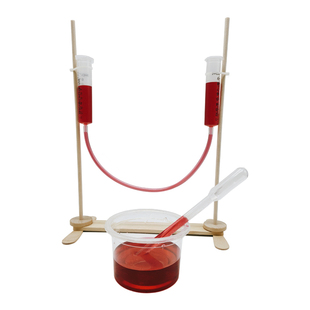 QT连通器液体压强幼小初科学实验器材小问号益智diy教具模型实验