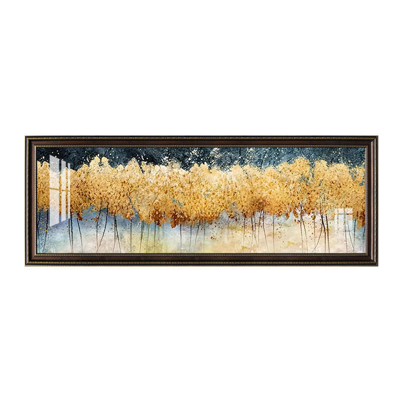 奢华欧式抽象装饰画卧室背景墙画