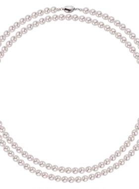 施家新中式配旗袍珍珠项链毛衣链