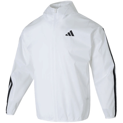滔搏adidas阿迪达斯男子M 3S WB Ripstop运动健身夹克外套JF3682
