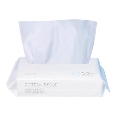 纯棉平纹50抽洗脸巾可火烧检验