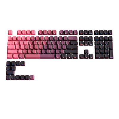 黑莓流光侧刻键帽透光PBT原厂