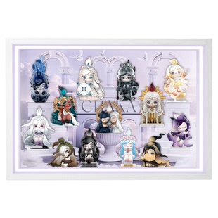 适用于POPMART泡泡玛特CHAKA烛语系列手办盲盒潮流玩具收纳展示盒