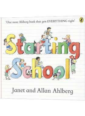 开学了 英文原版绘本 Starting School 英文版 进口英语原版书籍