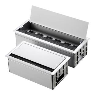 线孔盖板86型办公桌电脑桌接线盒分线盒暗转底盒桌面穿线盒过线盒