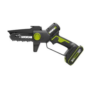 威克士WD331家用小型手持电锯锂电修枝锯柴手电链锯充电电动工具