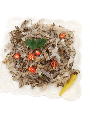 开袋即食泡椒鱼皮凉拌鱼皮凉拌菜