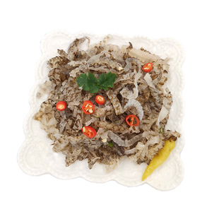 开袋即食泡椒鱼皮商用成品凉拌菜香辣凉菜酒店同款下酒菜脆弹零食