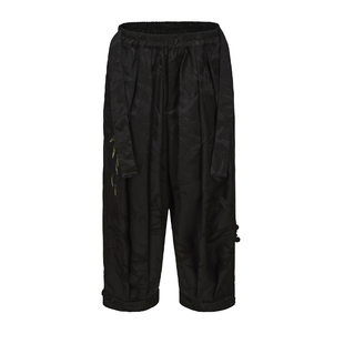 万图岁福童装【竹影】秋冬新款中国风国潮儿童绸缎休闲裤亲子装