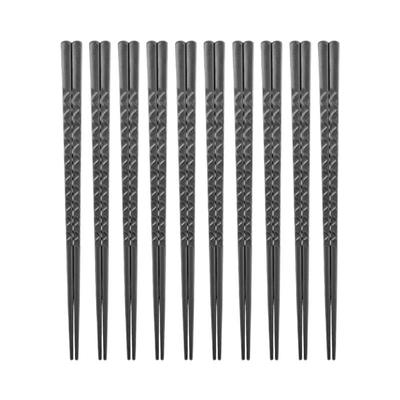 客满多饭店食堂抗菌日式合金筷子