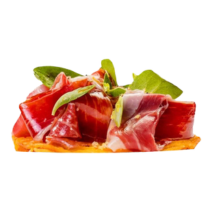 火腿片西班牙塞拉诺火腿50g切片即食三明治食材早餐肉火腿食材