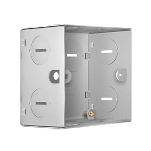 legrand罗格朗开关插座金属底盒86型通用连体暗装家用墙壁接线盒