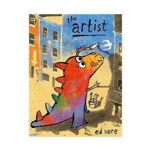 【预售】艺术家英文儿童绘本虚构类进口原版外版书简装3-6周岁The ArtistEd VerePuffin Books (UK)