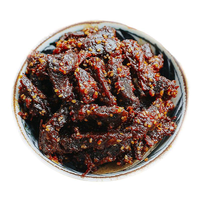 好吃到舔手指！莲木叙 麻辣牛肉干藤椒牛肉条冷吃即食熟食有嚼劲