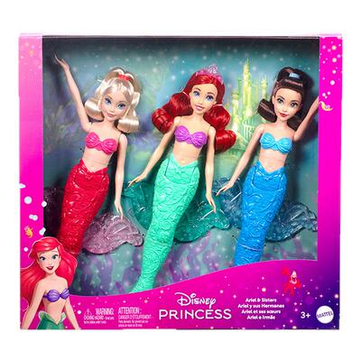 芭比迪士尼之爱丽儿和姐妹套装