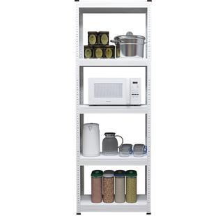 峰阳白色厨房置物架落地多层2.28米加高微波炉烤箱架子小红书同款