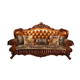 欧式沙发垫高端美式套罩雪尼尔奢华四季通用防滑真皮坐垫定制法式