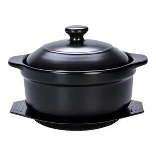 商用耐高温陶瓷砂锅米线麻辣烫土豆粉专用沙锅明火煤气灶干烧汤煲