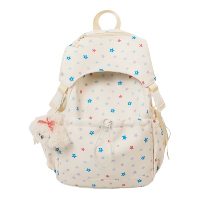 ins星星设计感不撞款女双肩书包
