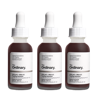 三瓶TheOrdinary30%果酸水杨酸