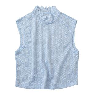 艾藤蕾丝打底衫短款内搭假领子女百搭蕾丝镂空假领花边立领假衣领