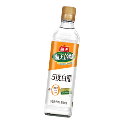 海天5度白醋凉拌蘸家用调味醋