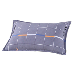 100%纯棉枕套双面全棉枕头套40x60CM学生宿舍48x74cm家用枕头套