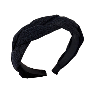 高颅顶发箍女黑色宽边压发卡头饰高级感带齿防滑碎发头箍洗脸发捆