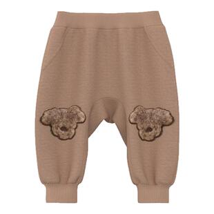 【粒粒绒】papa爬爬秋冬季新品婴儿裤子加绒加厚男女宝宝大屁屁裤