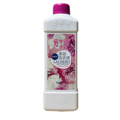爱生活多效花香洗衣液除渍易漂洗