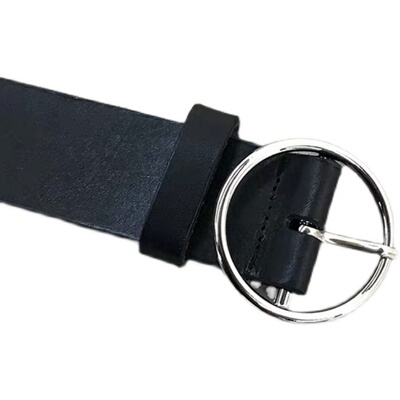 ins港风原宿男生圆扣pu帅气情侣