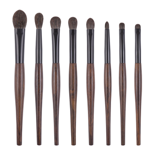 小胖丁灰鼠毛眼影刷套装眼部专业动物毛卧蚕细节腮红高光化妆刷子