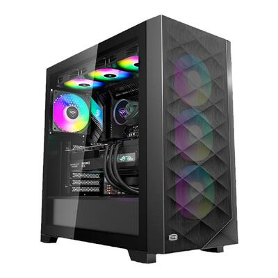 超频三D510机箱ATX水冷侧透