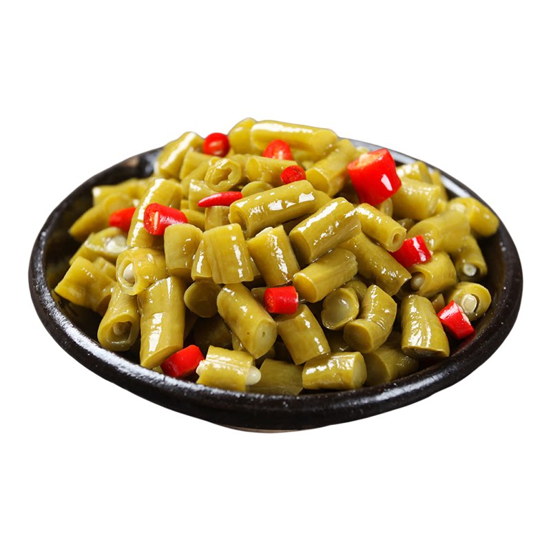 酸豆角湖南特产瓶装下饭菜