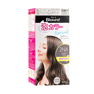 日本花王Blaune泡沫染发剂白发染遮盖白发植物无刺激泡泡染发膏女