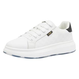 Lee鞋子男鞋2026新款厚底增高小白鞋男士百搭运动软底休闲板鞋潮