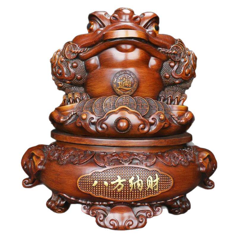 八方纳财金蟾招财摆件大号