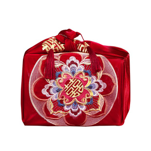 包袱皮一对结婚娘家嫁妆新娘陪嫁物品婚礼用品大全红包裹布女方