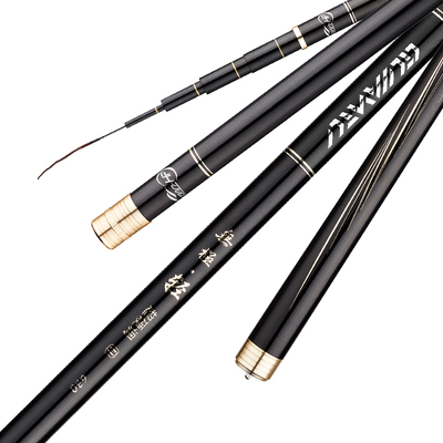 千渡鱼竿手杆28调鲫鲤综合竿超轻超硬鲫鱼竿4.5台钓7.2米山东威海