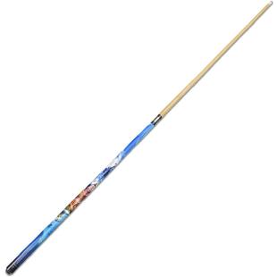 哪吒大头台球杆二分之一分体九球杆中式黑八开球杆男生女生桌球杆