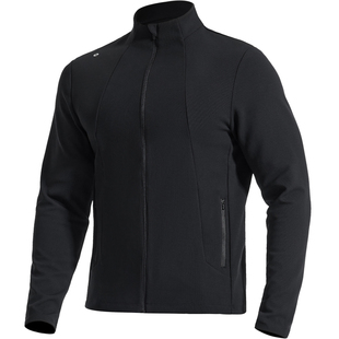 SOSOLEMON 秋冬拉链外套户立领休闲高弹上衣修身 Sojourn夹克 男