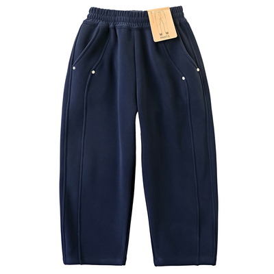 男童加绒裤子秋冬2025新款