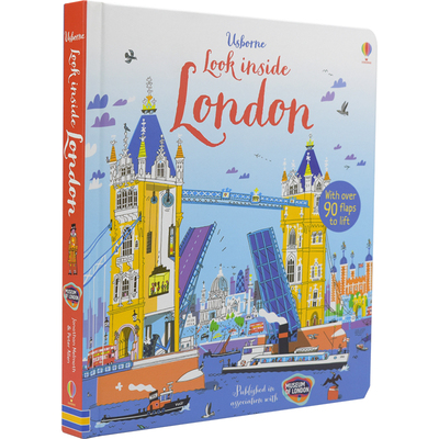 Usborne Look Inside London 看里面 伦敦 立体书早教书翻翻书科普科学知识英语绘本故事书课外读物3-8岁 英文原版进口儿童图书