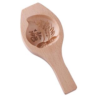 木忆实木包子模具广式猪仔月饼模具豆沙包实木模具加深青团模