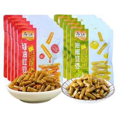 乌江红油泡椒豇豆80g爽口开袋即食酸豆角开味菜咸菜佐餐下饭菜